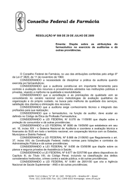 resolu&ccedil;&atilde;o n&ordm; 508 de 29 de julho de 2009