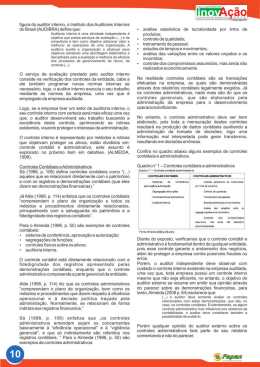 ﬁgura do auditor internoI o Instituto dos Auditores Internos