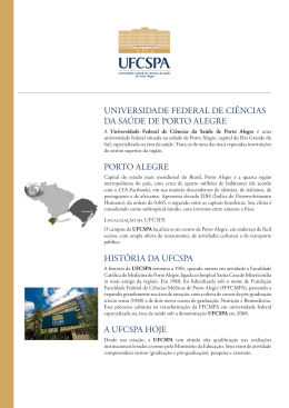 Apresentação da UFCSPA
