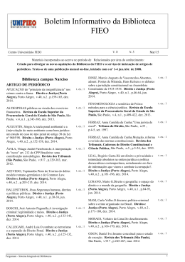 Ano 8 N&ordm; 3 Mar&ccedil;o de 2015