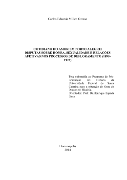 Carlos Eduardo Millen Grosso COTIDIANO DO AMOR EM PORTO