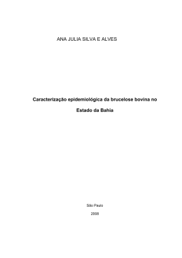 ANA JULIA SILVA E ALVES Caracteriza&ccedil;&atilde;o epidemiol&oacute;gica da