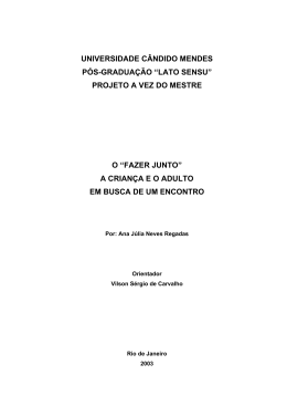 a crian&ccedil;a e o adulto