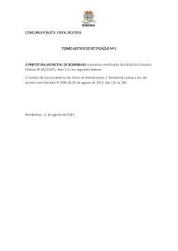 Prefeitura Municipal de Bombinhas