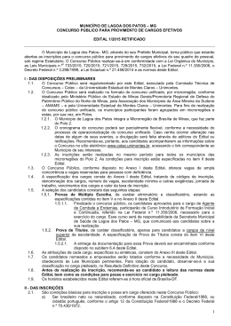 Edital Retificado - Cotec - Universidade Estadual de Montes Claros
