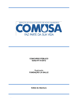 Edital 01/2012