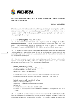 edital de abertura n&ordm; 004/2015