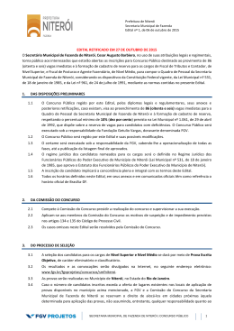 EDITAL RETIFICADO EM 27 DE OUTUBRO DE
