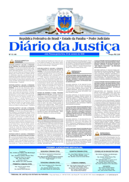 DI&Aacute;RIO DA JUSTI&Ccedil;A 2008 N&ordm; 13.148 Pre&ccedil;o R$ 2,00 Jo&atilde;o Pessoa