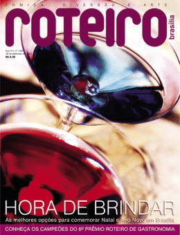 R$ 5,90 - Roteiro Bras&iacute;lia