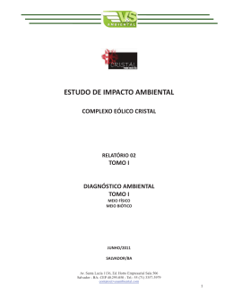 ESTUDO DE IMPACTO AMBIENTAL