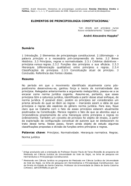 ELEMENTOS DE PRINCIPIOLOGIA CONSTITUCIONAL1