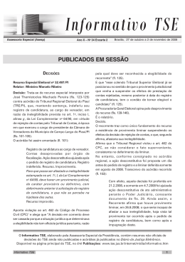 Encarte 2 do Informativo TSE ano X n&ordm; 34.p65