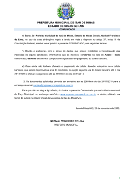 Comunicado - MGA Concursos Públicos