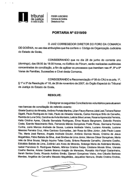 tribunal PODER JUDICI&Aacute;RIO - Tribunal de Justi&ccedil;a do Estado de Goi&aacute;s