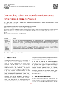 On sampling collection procedure effectiveness for forest soil