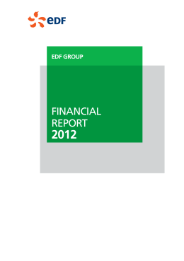 2012 Management report - Financial data