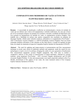 xix simp&oacute;sio brasileiro de recursos hidr&iacute;cos comparativo dos
