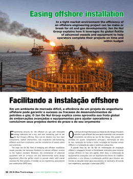 Easing offshore installation