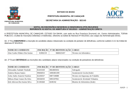 secad edital de inscrições deferidas e indef