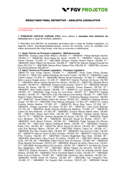 resultado final definitivo &ndash; analista legislativo