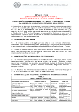 edital - Assembleia de Minas