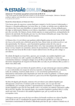 Câmara tem 170 servidore...26 mil - Estadao.com.br