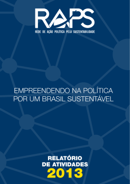EmprEEndEndo na pol&iacute;tica por um brasil sustEnt&aacute;vEl