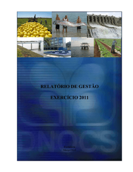 Relatório anual 2011