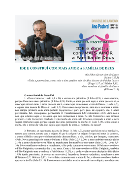 Carta Pastoral 2014-2015