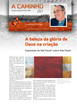 A beleza da gl&oacute;ria de Deus na cria&ccedil;&atilde;o
