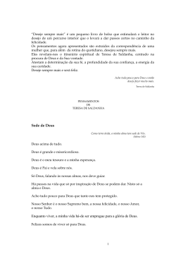 Deseje sempre mais