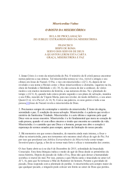 O Rosto da Misericórdia