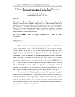 Revisitando o Passado e Apontando para o Presente