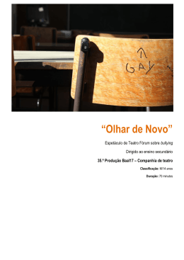 &ldquo;Olhar de Novo&rdquo;