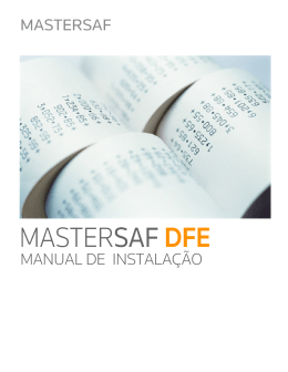Mastersaf DFE e Banco de Dados Oracle