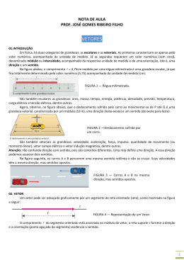 VETORES - Professor Gomes