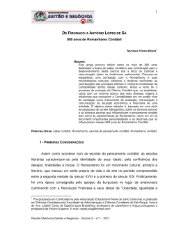 1 800 anos de Romantismo Cont&aacute;bil 1