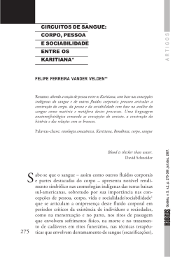 abe-se que o sangue &ndash; assim como outros fluidos corporais e partes