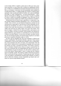 a um s&oacute; tempo, afetivo e cognitivo, assim como os olhos que v&ecirc;em e