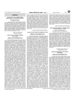 Diário Oficial da União - seção 3 - AFA-MG