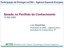 Participação de Portugal na ESA