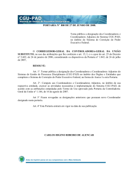 PORTARIA N&ordm; 880 DE 27 DE JUNHO DE 2008. Torna p&uacute;blica a