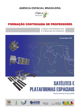 sat&eacute;lites e plataformas espaciais