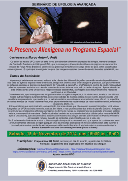 “A Presença Alienígena no Programa Espacial”