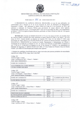 Homologa&ccedil;&atilde;o