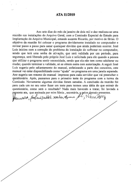ATA 11/2010 - Prefeitura Municipal de Caxias do Sul