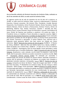 Diretoria Executiva - 25-09-2014