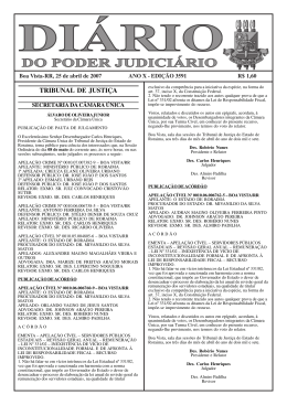 edi&ccedil;&atilde;o 3591.pmd - Di&aacute;rio da Justi&ccedil;a Eletr&ocirc;nico - TJRR
