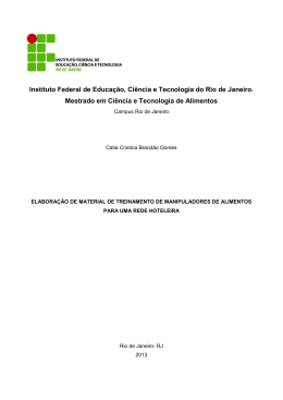 Instituto Federal de Educa&ccedil;&atilde;o, Ci&ecirc;ncia e Tecnologia do Rio